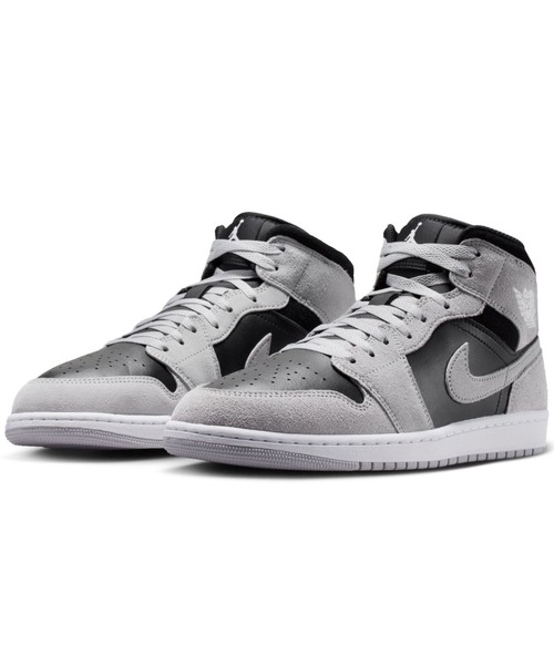 JORDAN BRAND(ジョーダンブランド)の「JORDAN BRAND AIR JORDAN 1 MID / ジョーダンブランド エア ジョーダン 1 MID / NIKE【SP】(スニーカー・メンズ・ライトグレー・25.5cm/30.0cm/29.0cm/28.5cm/28.0cm/27.5cm/27.0cm/26.5cm/26.0cm)」の2枚目の写真