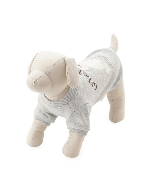 gelato pique(ジェラートピケ)の「【CAT&DOG】お散歩ドッグ裏毛プルオーバー(ペットウェア・レディース・ピンク/グレー/クリーム・S/M/L/XL)」の15枚目の写真