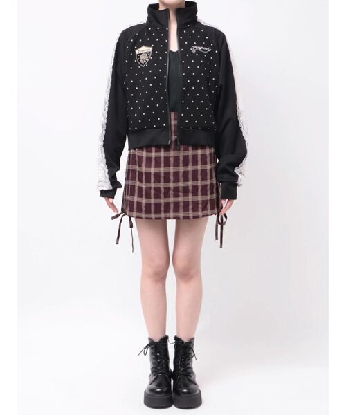 jouetie（ジュエティ）の「ドットトラックジャケット（Tシャツ/カットソー・レディース・アイボリー/ブラック・FREE）」の19枚目の写真