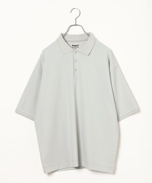GLOBAL WORK(グローバルワーク)の「抗菌防臭カノコポロシャツ/1046550(ポロシャツ・メンズ・ワインレッド/ライトグレー/ダークブルー・SMALL/LARGE/X-LARGE/MEDIUM)」の1枚目の写真