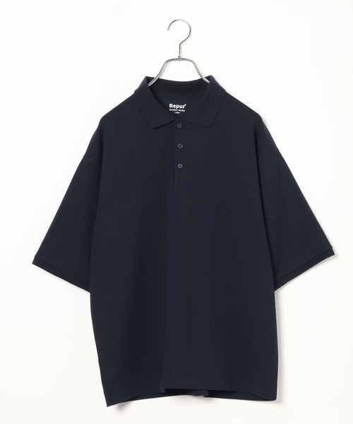 GLOBAL WORK(グローバルワーク)の「抗菌防臭カノコポロシャツ/1046550(ポロシャツ・メンズ・ワインレッド/ライトグレー/ダークブルー・SMALL/LARGE/X-LARGE/MEDIUM)」の2枚目の写真