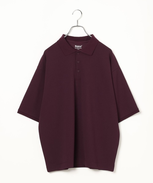 GLOBAL WORK(グローバルワーク)の「抗菌防臭カノコポロシャツ/1046550(ポロシャツ・メンズ・ワインレッド/ライトグレー/ダークブルー・SMALL/LARGE/X-LARGE/MEDIUM)」の3枚目の写真
