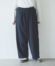 Cotton uncut コールdrawstrings pants