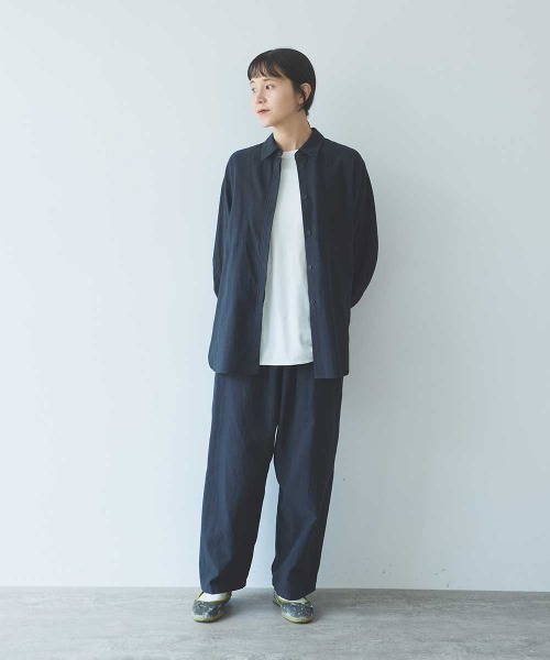 yuni(ユニ )の「Cotton uncut コールdrawstrings pants(その他パンツ・レディース・ネイビー/ホワイト・FREE)」の10枚目の写真