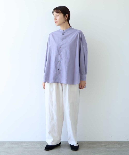 yuni(ユニ )の「Cotton uncut コールdrawstrings pants(その他パンツ・レディース・ネイビー/ホワイト・FREE)」の3枚目の写真