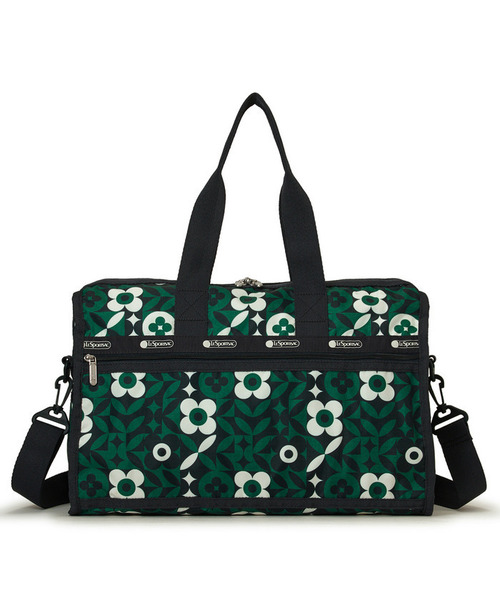 LeSportsac(レスポートサック)の「DELUXE MED WEEKENDER ボタニックタイル(ボストンバッグ・レディース・グリーン・FREE)」の5枚目の写真