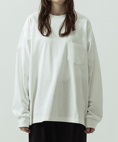 SLICK（スリック）の「【SLICK/スリック】Heavy Weight Sorona Oversized Jersey Pocket T-shirt/ヘビーウェイト ソロナ オーバーサイズジャージポケットTシャツ（Tシャツ/カットソー・メンズ・グレー/ブラック/レッド/ホワイト・1/3/2）」の22枚目の写真