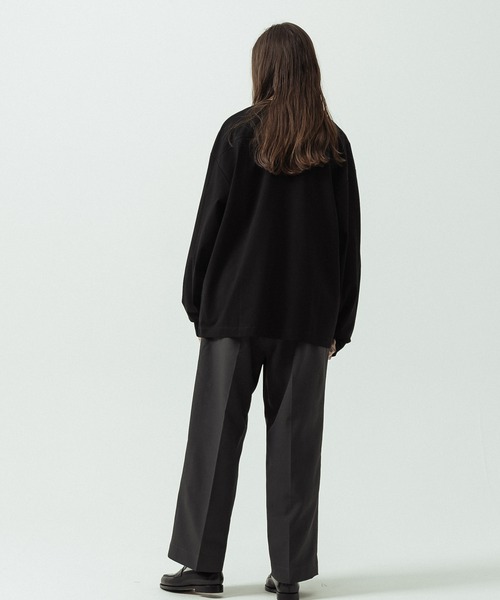 SLICK（スリック）の「【SLICK/スリック】Heavy Weight Sorona Oversized Jersey Pocket T-shirt/ヘビーウェイト ソロナ オーバーサイズジャージポケットTシャツ（Tシャツ/カットソー・メンズ・グレー/ブラック/レッド/ホワイト・1/3/2）」の10枚目の写真