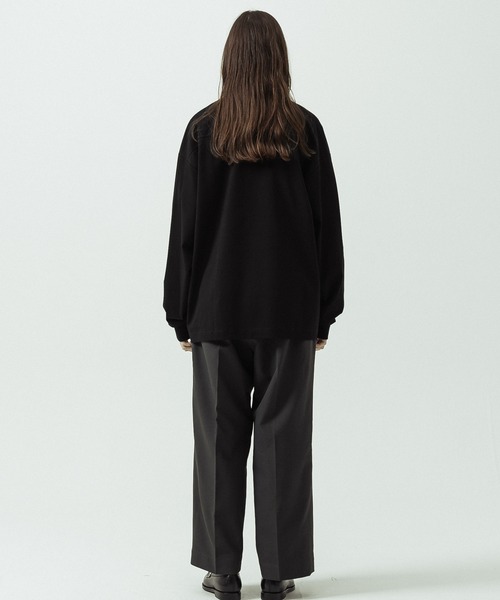 SLICK（スリック）の「【SLICK/スリック】Heavy Weight Sorona Oversized Jersey Pocket T-shirt/ヘビーウェイト ソロナ オーバーサイズジャージポケットTシャツ（Tシャツ/カットソー・メンズ・グレー/ブラック/レッド/ホワイト・1/3/2）」の13枚目の写真