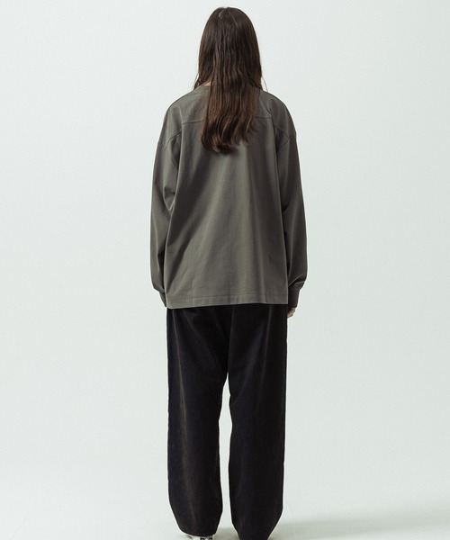 SLICK（スリック）の「【SLICK/スリック】Heavy Weight Sorona Oversized Jersey Pocket T-shirt/ヘビーウェイト ソロナ オーバーサイズジャージポケットTシャツ（Tシャツ/カットソー・メンズ・グレー/ブラック/レッド/ホワイト・1/3/2）」の20枚目の写真