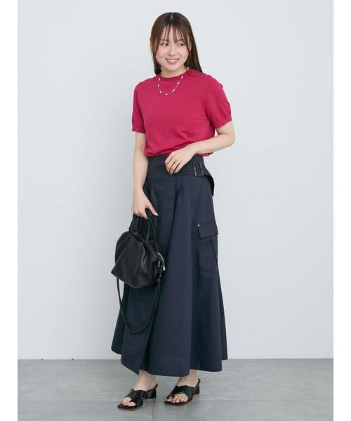 Te chichi（テチチ）の「カーゴフレアスカート（スカート・レディース・カーキ/ブラウン/ネイビー・F）」の7枚目の写真