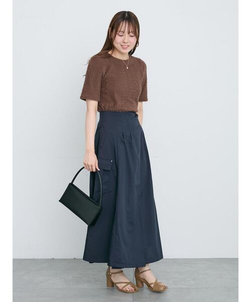 Te chichi（テチチ）の「カーゴフレアスカート（スカート・レディース・カーキ/ブラウン/ネイビー・F）」の10枚目の写真