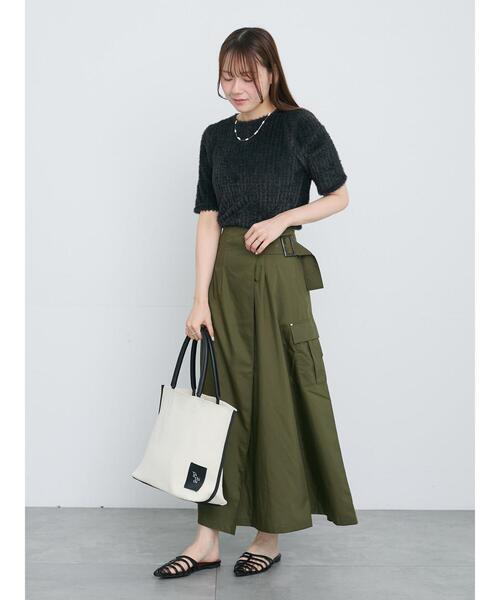 Te chichi（テチチ）の「カーゴフレアスカート（スカート・レディース・カーキ/ブラウン/ネイビー・F）」の15枚目の写真