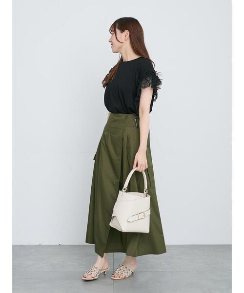 Te chichi（テチチ）の「カーゴフレアスカート（スカート・レディース・カーキ/ブラウン/ネイビー・F）」の16枚目の写真