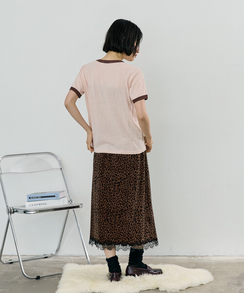 FREAK'S STORE(フリークスストア)の「ベロアミディスカート/ レオパードミディスカート(スカート・レディース・ブラウン/ブラック/その他1・フリ-)」の11枚目の写真