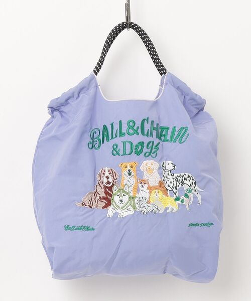 Ball&Chain(ボールアンドチェーン)の「Ball&Chain(ボールアンドチェーン) S.BALL&CHAIN&DOGS/Mサイズ/SHOGO SEKINEコラボ(トートバッグ・レディース・グレー/ベージュ/ブラック/ラベンダー・F)」の4枚目の写真