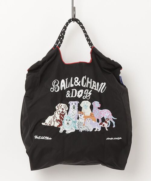 Ball&Chain(ボールアンドチェーン)の「Ball&Chain(ボールアンドチェーン) S.BALL&CHAIN&DOGS/Mサイズ/SHOGO SEKINEコラボ(トートバッグ・レディース・グレー/ベージュ/ブラック/ラベンダー・F)」の2枚目の写真