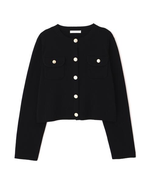 PROPORTION BODY DRESSING(プロポーションボディドレッシング)の「シルク混カーディガン / 1216274900(カーディガン/ボレロ・レディース・ライトグリーン/ブラック/ホワイト系その他・FREE)」の9枚目の写真
