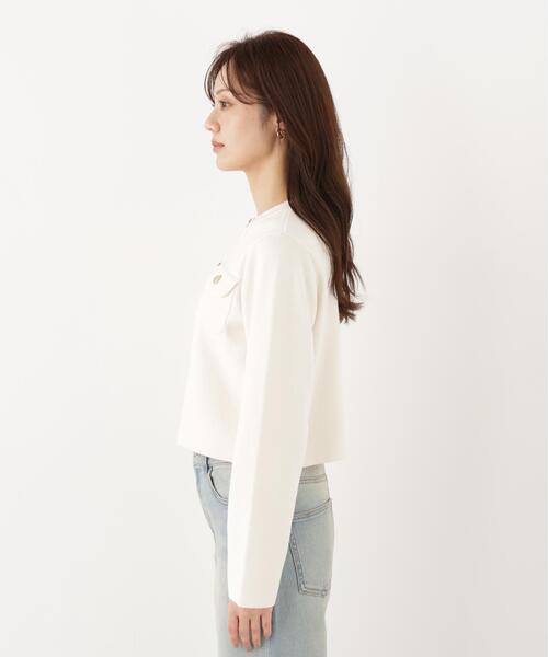 PROPORTION BODY DRESSING(プロポーションボディドレッシング)の「シルク混カーディガン / 1216274900(カーディガン/ボレロ・レディース・ライトグリーン/ブラック/ホワイト系その他・FREE)」の21枚目の写真