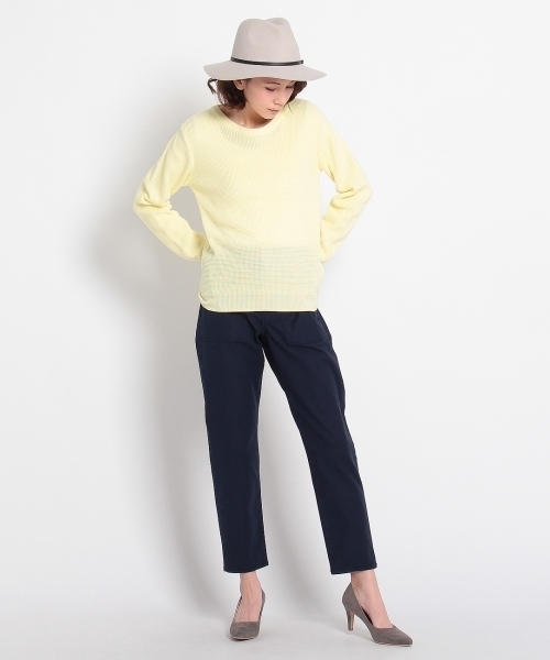 HusHusH（ハッシュアッシュ）の「コットンストレッチチノパンツ（その他パンツ・レディース・ブルー/グリーン/ベージュ・02/01/03）」の5枚目の写真