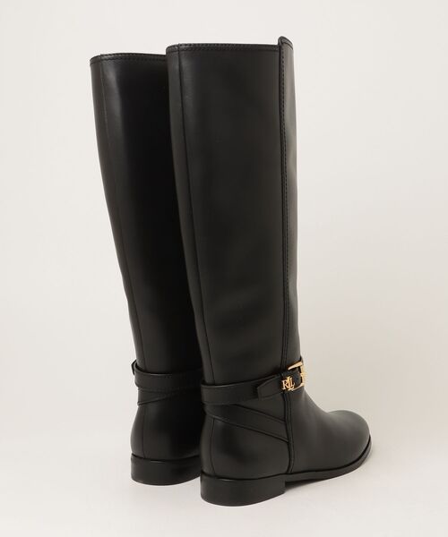 LAUREN RALPH LAUREN(ローレン ラルフ ローレン)の「Brooke II カーフスキン トール ブーツ(ブーツ・レディース・ブラック系1・5.5B/6.5B/7.5B)」の3枚目の写真