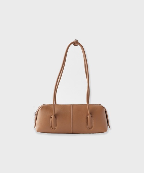 UNSTOA(アンストア)の「Fake Leather Shoulder Square Bag 秋服 冬服(ショルダーバッグ・レディース・ブラウン/グレー・FREE)」の2枚目の写真