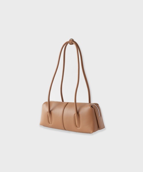 UNSTOA(アンストア)の「Fake Leather Shoulder Square Bag 秋服 冬服(ショルダーバッグ・レディース・ブラウン/グレー・FREE)」の4枚目の写真