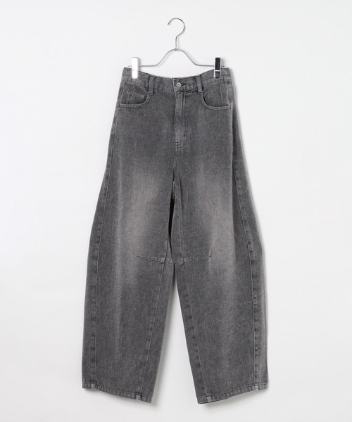 LEPSIM(レプシィム)の「MOUL/バレルデニムパンツ 1066553(デニムパンツ・レディース・ネイビー/グレー/ブルー・MEDIUM/LARGE)」の1枚目の写真