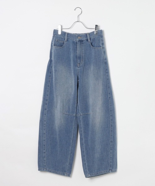 LEPSIM(レプシィム)の「MOUL/バレルデニムパンツ 1066553(デニムパンツ・レディース・ネイビー/グレー/ブルー・MEDIUM/LARGE)」の3枚目の写真