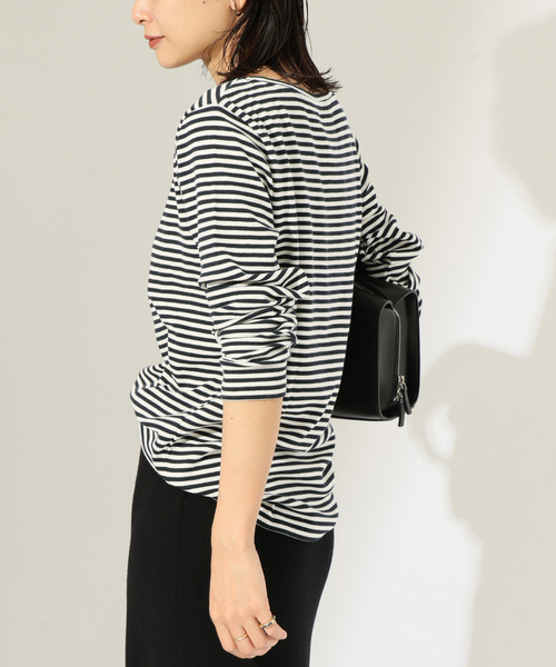 JOURNAL STANDARD(ジャーナルスタンダード)の「《新色あり/追加》ベアテレココンパクト ロングスリーブ プルオーバー(Tシャツ/カットソー・レディース・ホワイト系その他/ブラウン/ブラック/ホワイト・FREE)」の16枚目の写真