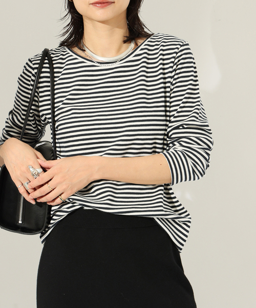 JOURNAL STANDARD(ジャーナルスタンダード)の「《新色あり/追加》ベアテレココンパクト ロングスリーブ プルオーバー(Tシャツ/カットソー・レディース・ホワイト系その他/ブラウン/ブラック/ホワイト・FREE)」の17枚目の写真