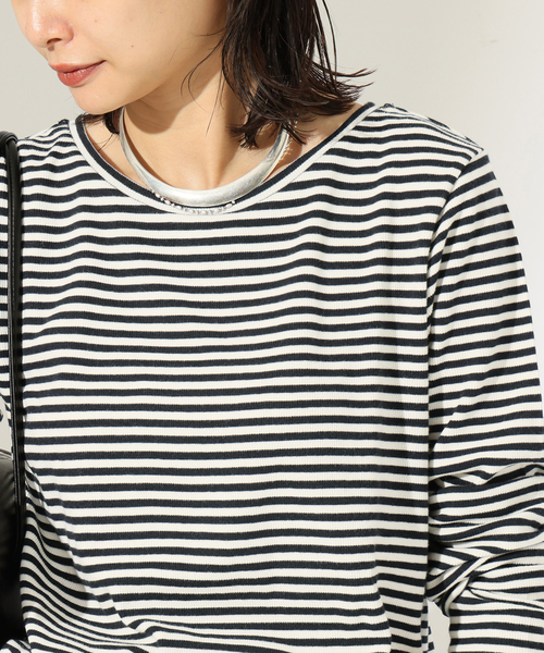 JOURNAL STANDARD(ジャーナルスタンダード)の「《新色あり/追加》ベアテレココンパクト ロングスリーブ プルオーバー(Tシャツ/カットソー・レディース・ホワイト系その他/ブラウン/ブラック/ホワイト・FREE)」の19枚目の写真