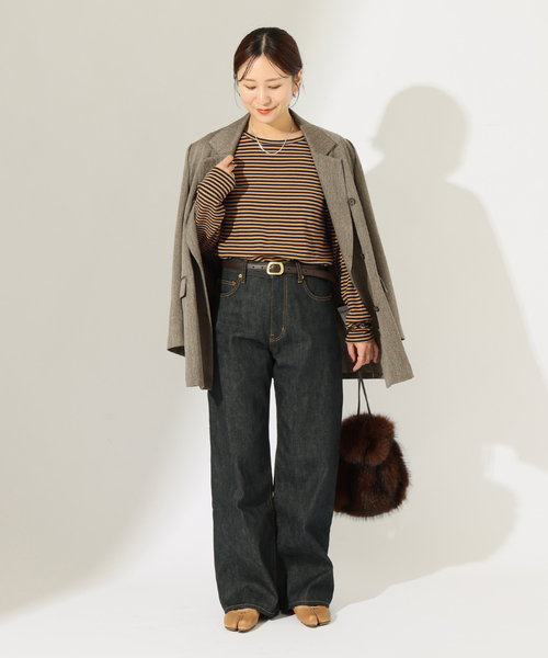 JOURNAL STANDARD(ジャーナルスタンダード)の「《新色あり/追加》ベアテレココンパクト ロングスリーブ プルオーバー(Tシャツ/カットソー・レディース・ホワイト系その他/ブラウン/ブラック/ホワイト・FREE)」の20枚目の写真