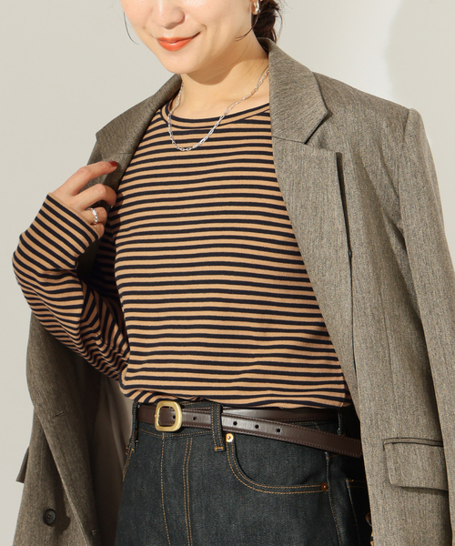 JOURNAL STANDARD(ジャーナルスタンダード)の「《新色あり/追加》ベアテレココンパクト ロングスリーブ プルオーバー(Tシャツ/カットソー・レディース・ホワイト系その他/ブラウン/ブラック/ホワイト・FREE)」の21枚目の写真
