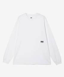 【HELLY HANSEN】L/S Minimal Logo Print Tee