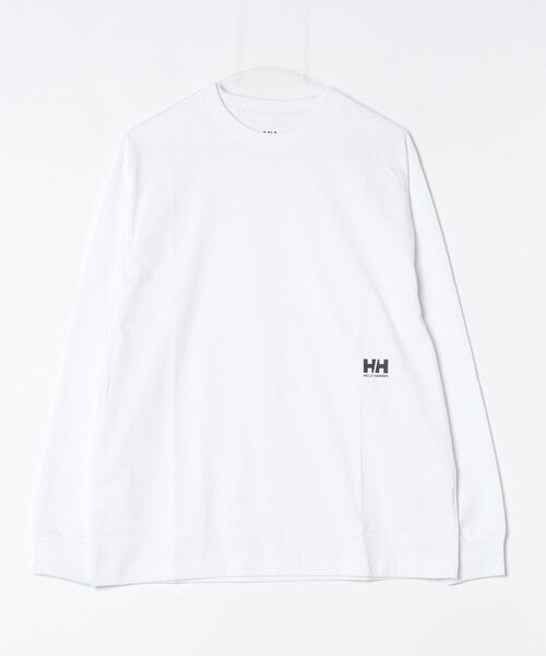 HELLY HANSEN(ヘリーハンセン)の「【HELLY HANSEN】L/S Minimal Logo Print Tee(Tシャツ/カットソー・メンズ・グレー/ホワイト/パープル系その他・MEDIUM/X-LARGE/LARGE)」の7枚目の写真