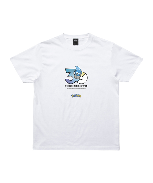 ZOZOSPOT(ゾゾスポット)の「Pokemon 30th Anniversary 1025 T-shirt 「ポワルン(あまみずのすがた)」(Tシャツ/カットソー・レディース・ホワイト・SMALL/MEDIUM/LARGE/X-LARGE/XX-LARGE/XXX-LARGE/100cm/110cm/120cm/130cm/140cm/150cm/160cm)」の1枚目の写真