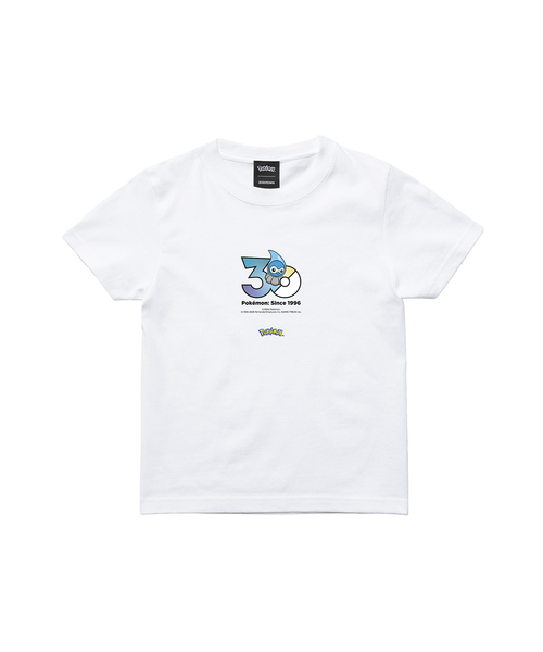 ZOZOSPOT(ゾゾスポット)の「Pokemon 30th Anniversary 1025 T-shirt 「ポワルン(あまみずのすがた)」(Tシャツ/カットソー・レディース・ホワイト・SMALL/MEDIUM/LARGE/X-LARGE/XX-LARGE/XXX-LARGE/100cm/110cm/120cm/130cm/140cm/150cm/160cm)」の2枚目の写真