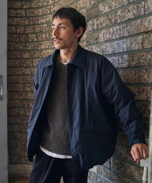 NANGA(ナンガ)の「『別注』NANGA×DOORS COACH DOWN JACKET 26AW(ダウンジャケット/コート・メンズ・チャコールグレー/グリーン系その他/ブラック・MEDIUM/X-LARGE/LARGE)」の6枚目の写真