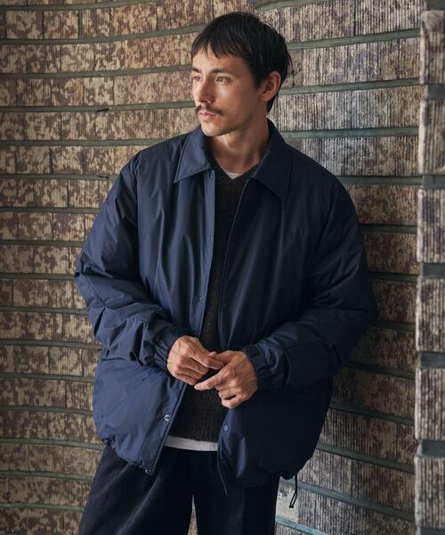 NANGA(ナンガ)の「『別注』NANGA×DOORS COACH DOWN JACKET 26AW(ダウンジャケット/コート・メンズ・チャコールグレー/グリーン系その他/ブラック・MEDIUM/X-LARGE/LARGE)」の7枚目の写真