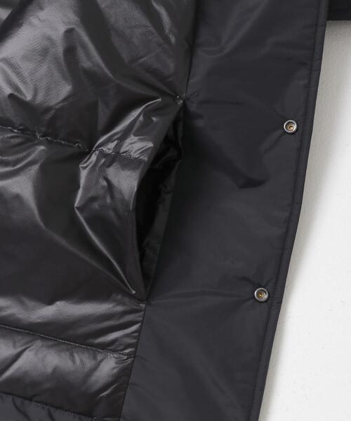 NANGA(ナンガ)の「『別注』NANGA×DOORS COACH DOWN JACKET 26AW(ダウンジャケット/コート・メンズ・チャコールグレー/グリーン系その他/ブラック・MEDIUM/X-LARGE/LARGE)」の15枚目の写真