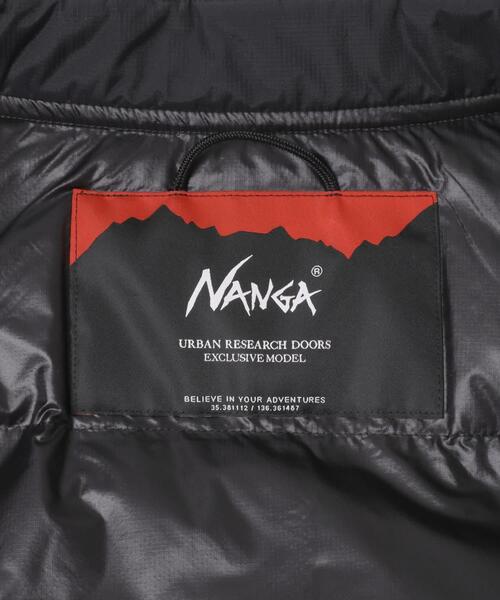 NANGA(ナンガ)の「『別注』NANGA×DOORS COACH DOWN JACKET 26AW(ダウンジャケット/コート・メンズ・チャコールグレー/グリーン系その他/ブラック・MEDIUM/X-LARGE/LARGE)」の18枚目の写真