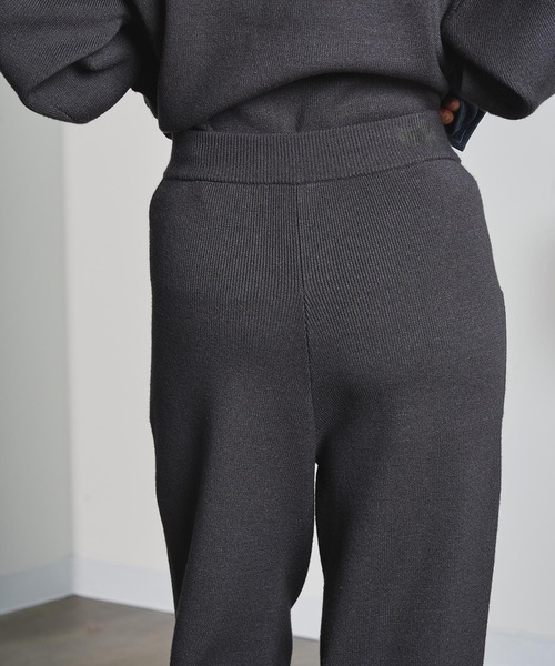 ROSE BUD(ローズバッド)の「GENE HEAVENS/KNIT JOGGER PANTS(その他パンツ・レディース・グレー/マスタード・ONE SIZE)」の14枚目の写真