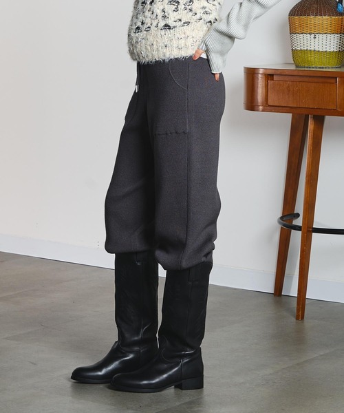 ROSE BUD(ローズバッド)の「GENE HEAVENS/KNIT JOGGER PANTS(その他パンツ・レディース・グレー/マスタード・ONE SIZE)」の20枚目の写真