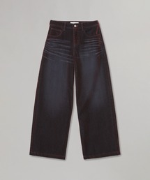 FLOCKED DENIM PANTS FMN-26AW-PT002