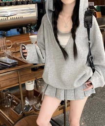 フード付きリラックストレーナー