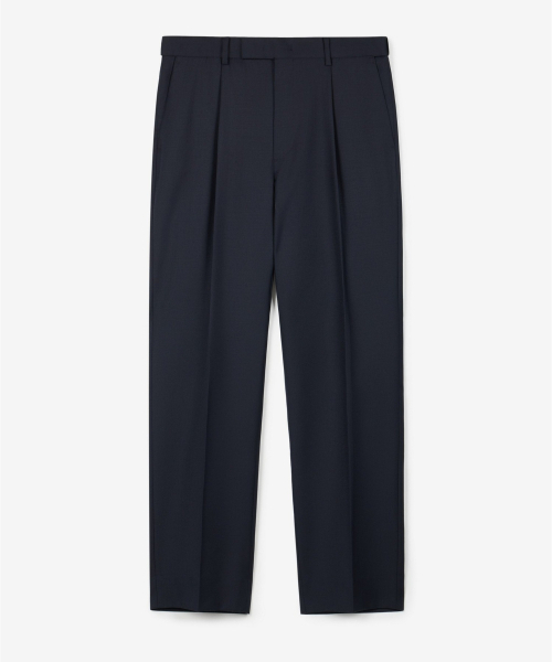 TNGT(ティーエヌジーティー)の「Wool Blend Comfort Tapered-Fit Pants (Dark Navy) TNPA6F100N2(スラックス・メンズ・その他・34L/36L/36S/30L/30S/32S/34S/32L/38L/29S)」の2枚目の写真