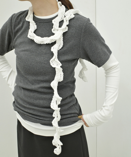 ONIT（オニット）の「Plus by ONIT/オニット SLOBE別注 3セットカットソー 26AW-SL05 【洗濯機使用可能】（Tシャツ/カットソー・レディース・サックスブルー/レッド・FREE）」の18枚目の写真