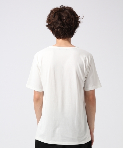 HARE（ハレ）の「【吸水速乾&抗菌防臭】ベーシックVネックカットソー(HARE)（Tシャツ/カットソー・メンズ・ブラウン/ボルドー/オフホワイト/ブラック・MEDIUM/SMALL/LARGE）」の6枚目の写真