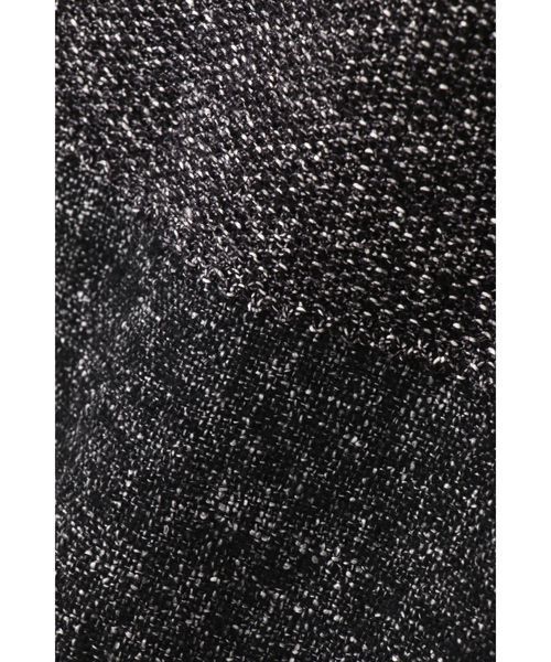 22 OCTOBRE（ヴァンドゥ－オクトーブル）の「ニットドッキングツィードワンピース【セットアップ対応商品】　（ワンピース・レディース・ブラック/ベージュ・38/36/40）」の7枚目の写真